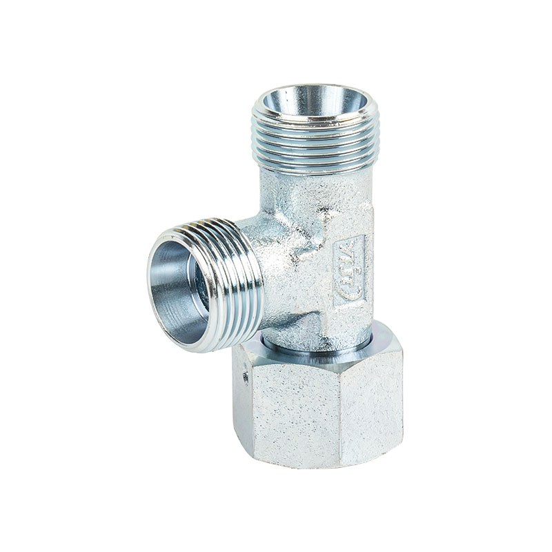 Cc.cd currere TEE Fittings cum Swivel nut